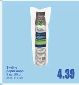 Wholesale Club SKYLINE PAPER CUPS 8 OZ, 50 CT offer