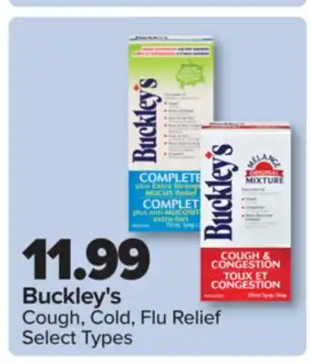 PharmaChoice Buckley's Cough, Cold, Flu Relief offer