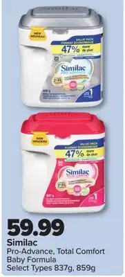 PharmaChoice Similac Pro-Advance, Total Comfort Baby Formula offer