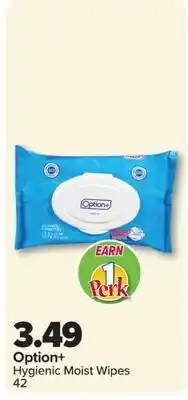 PharmaChoice Option+ Hygienic Moist Wipes offer