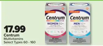 PharmaChoice Centrum Multivitamins offer