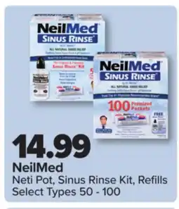 PharmaChoice NeilMed Neti Pot, Sinus Rinse Kit, Refills offer