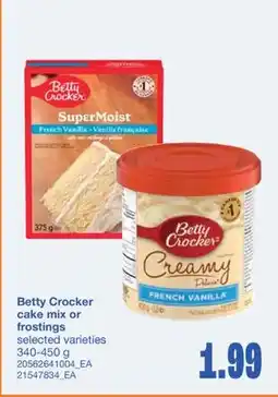 Wholesale Club CAKE MIX OR FROSTINGS, 340-450 G offer