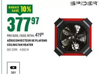 BMR AÉROCONVECTEUR DE PLAFOND offer