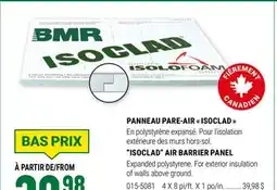 BMR PANNEAU PARE-AIR  ISOCLAD  offer