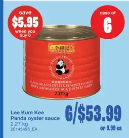 Wholesale Club PANDA OYSTER SAUCE, 2.27 KG offer
