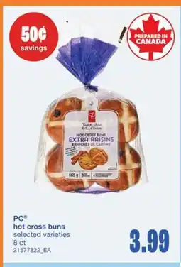 Wholesale Club HOT CROSS BUNS, 8 CT offer