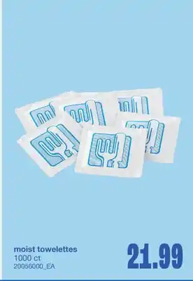 Wholesale Club MOIST TOWELETTES, 1000 ct offer