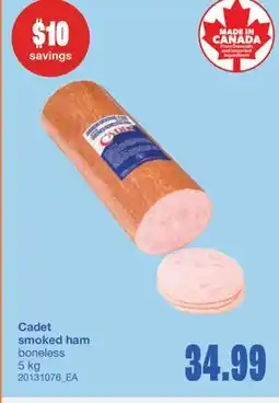 Wholesale Club CADET SMOKED HAM, 5 KG offer