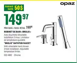 BMR ROBINET DE BAIN  BROLIO  offer