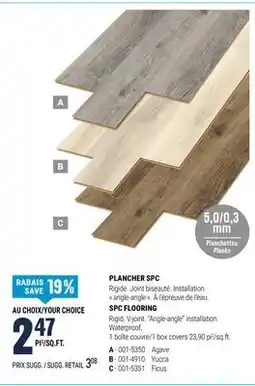 BMR SPC FLOORING offer