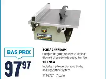 BMR SCIE À CARREAUX offer