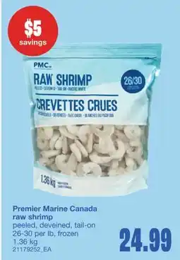 Wholesale Club RAW SHRIMP, 1.36 kg offer