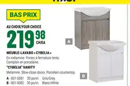 BMR FIXEL MEUBLE-LAVABO  CYBELIA  offer