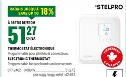 BMR THERMOSTAT ÉLECTRONIQUE offer