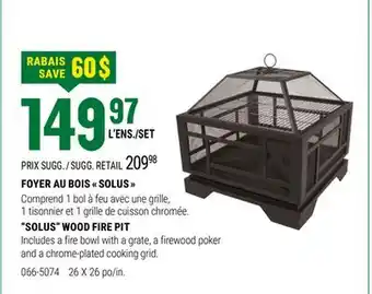 BMR FOYER AU BOIS  SOLUS  offer