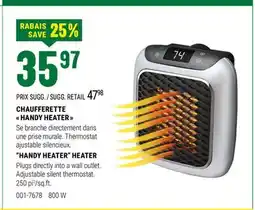 BMR CHAUFFERETTE  HANDY HEATER  offer