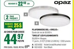 BMR PLAFONNIERS DEL  ORELIS  offer