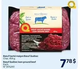 Walmart Bœuf Quebec lean ground beef offer