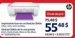 Walmart hp DeskJet 2842e all-in-one printer offer