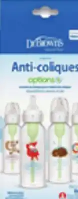 Walmart Dr. Brown's Anti-Colic Option+ Narrow Baby Bottles 4-Pack offer