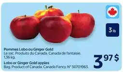 Walmart Pommes Lobo ou Ginger Gold offer