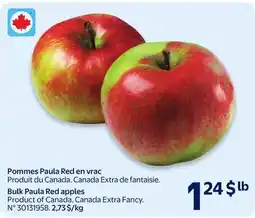 Walmart Pommes Paula Red en vrac offer