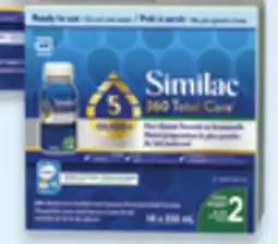 Walmart Préparation pour nourrissons 360 Total Care de Similac étape 2 prête à servir offer