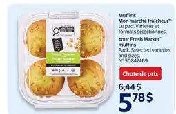 Walmart Muffins Mon marché fraîcheur offer