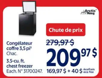 Walmart Congélateur coffre 3.5 pi² offer