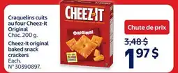 Walmart Craquelins cuits au four Cheez-It Original offer