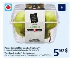 Walmart Poires Bartlett Mon marché fraîcheur offer