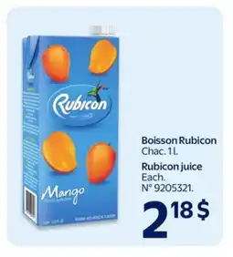 Walmart Boisson Rubicon offer