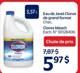 Walmart Eau de Javel Clorox de grand format offer