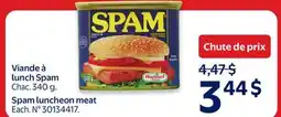 Walmart Viande à lunch Spam offer