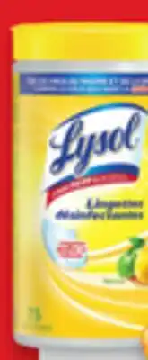 Walmart Lingettes désinfectantes Lysol offer