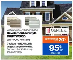 Patrick Morin DRIFTWOOD Vinyl Siding offer