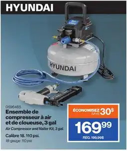 Patrick Morin Air Compressor and Nailer Kit, 3 gal offer