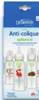 Walmart Paq. de 4 biberons anti-coliques avec Options+ de Dr. Brown offer