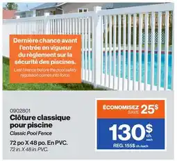 Patrick Morin Classic Pool Fence offer