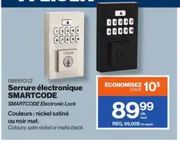 Patrick Morin SMARTCODE Electronic Lock offer