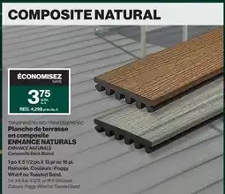 Patrick Morin ENHANCE NATURALS Composite Deck Board offer