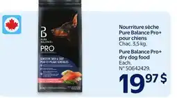 Walmart Nourriture sèche Pure Balance Pro+ pour chiens offer