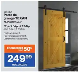 Patrick Morin TEXAN Barn Door offer