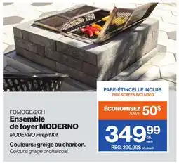 Patrick Morin MODERNO Firepit Kit offer