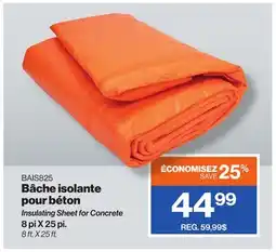 Patrick Morin Insulating Sheet for Concrete offer