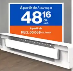 Patrick Morin UTB Electric Baseboard Heater, 28-1/2 in., 500 W, 240 V offer