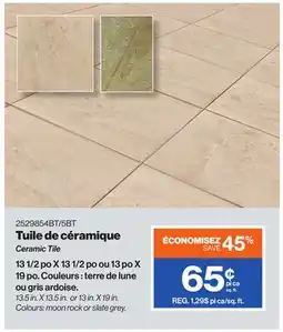 Patrick Morin Ceramic Tile offer