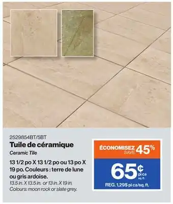 Patrick Morin Ceramic Tile offer