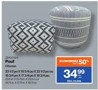 Patrick Morin Ottoman offer